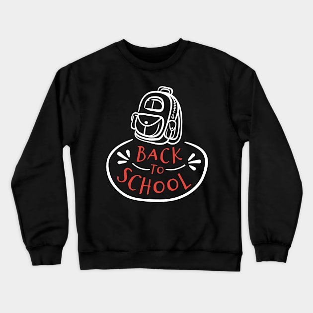 Back to School Crewneck Sweatshirt by designdaking